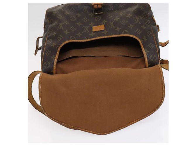 LOUIS VUITTON Borsa a Spalla Monogram Saumur 35 M42254 LV Auth BA055 Monogramma - vista 19