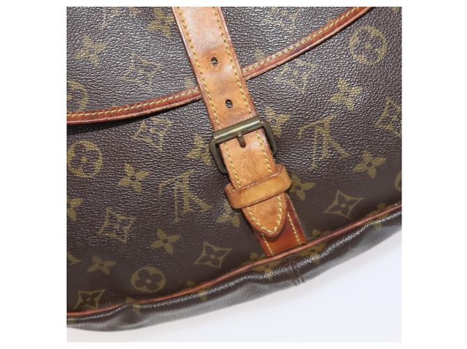 LOUIS VUITTON Borsa a Spalla Monogram Saumur 35 M42254 LV Auth BA055 Monogramma - vista 24