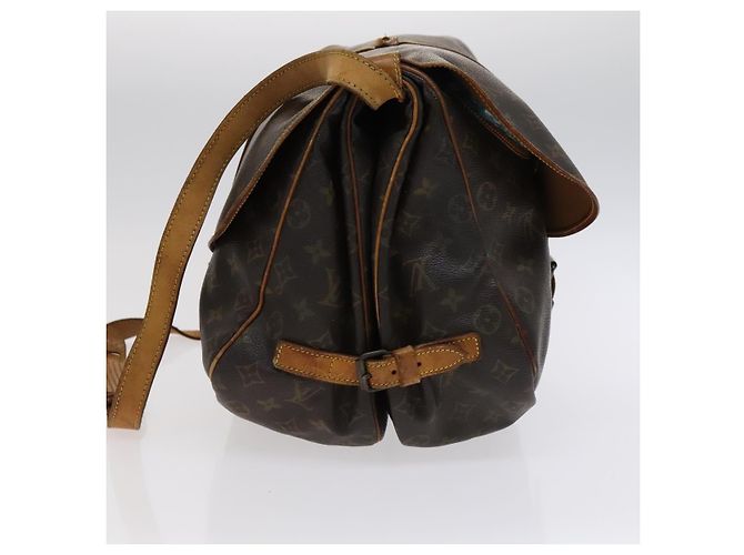 LOUIS VUITTON Borsa a Spalla Monogram Saumur 35 M42254 LV Auth BA055 Monogramma - vista 4