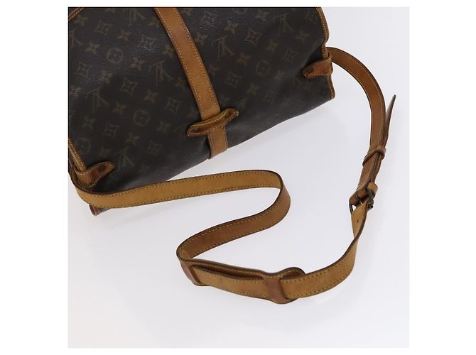 LOUIS VUITTON Borsa a Spalla Monogram Saumur 35 M42254 LV Auth BA055 Monogramma - vista 7