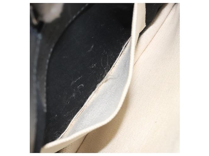 Bolsa de Ombro BALENCIAGA em Lona e Couro Branco e Preto 339937 Auth bs21563 - vista 19