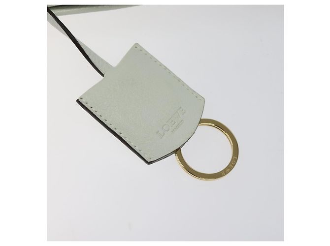 LOEWE Heritage Tote Bag aus Leder in Weiß und Gold Auth kk436 Golden - Ansicht 10
