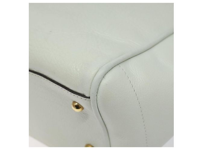 LOEWE Heritage Tote Bag aus Leder in Weiß und Gold Auth kk436 Golden - Ansicht 15