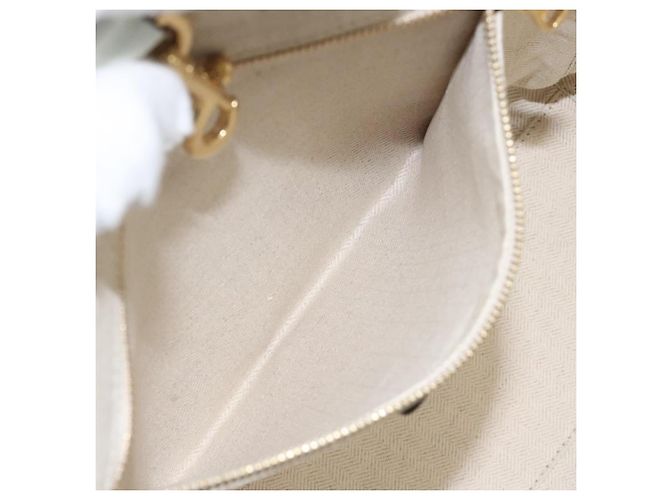 LOEWE Heritage Tote Bag aus Leder in Weiß und Gold Auth kk436 Golden - Ansicht 20