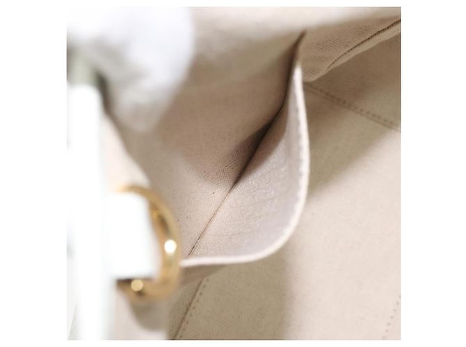 LOEWE Heritage Tote Bag aus Leder in Weiß und Gold Auth kk436 Golden - Ansicht 21