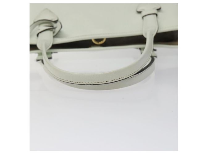 LOEWE Heritage Tote Bag aus Leder in Weiß und Gold Auth kk436 Golden - Ansicht 7