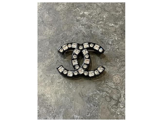 CHANEL Spille e fermagli T. Plastica Nero - vista 2