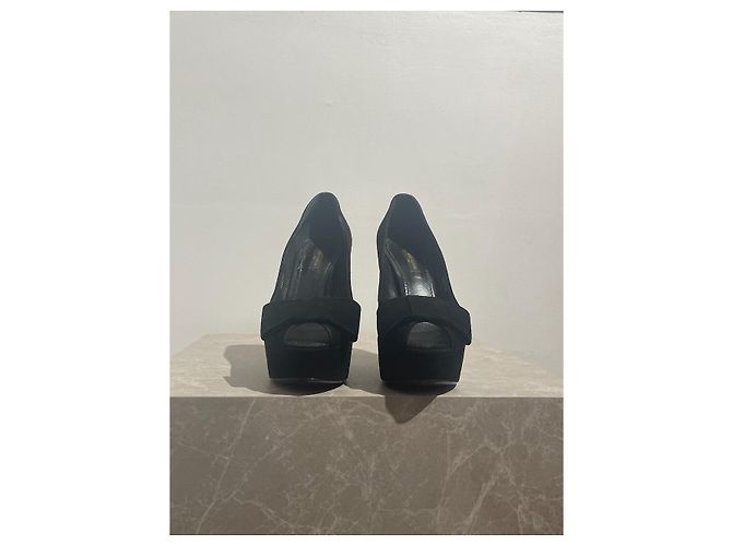 LOUIS VUITTON Tacchi T.EU 38 Camoscio Nero - vista 2