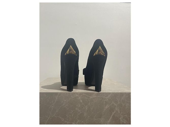 LOUIS VUITTON Tacchi T.EU 38 Camoscio Nero - vista 4
