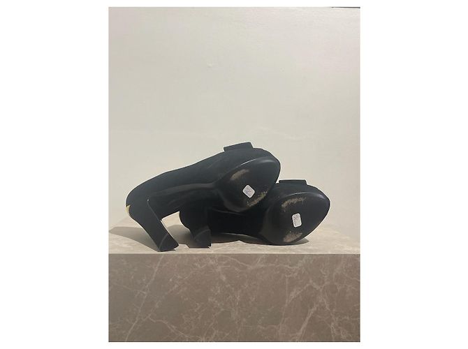 LOUIS VUITTON Tacchi T.EU 38 Camoscio Nero - vista 6