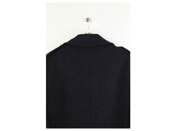 Loro Piana Black wool coat - view 4