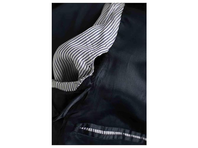 Loro Piana Black wool coat - view 6