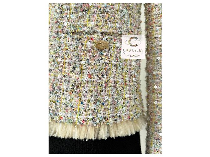 Chanel 11K$ Star Sequin Lesage Tweed Jacket - vista 10