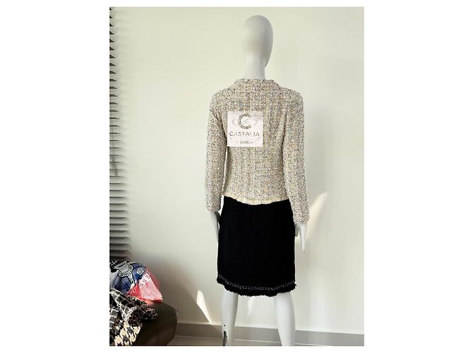 Chanel 11K$ Star Sequin Lesage Tweed Jacket - vista 13