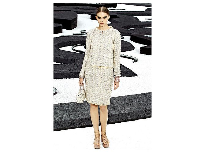 Chanel 11K$ Star Sequin Lesage Tweed Jacket - vista 2