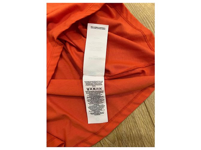 Balmain Camiseta corta bordada con logo Naranja - vista 5
