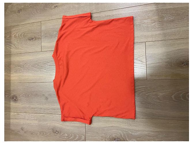 Balmain Camiseta corta bordada con logo Naranja - vista 6
