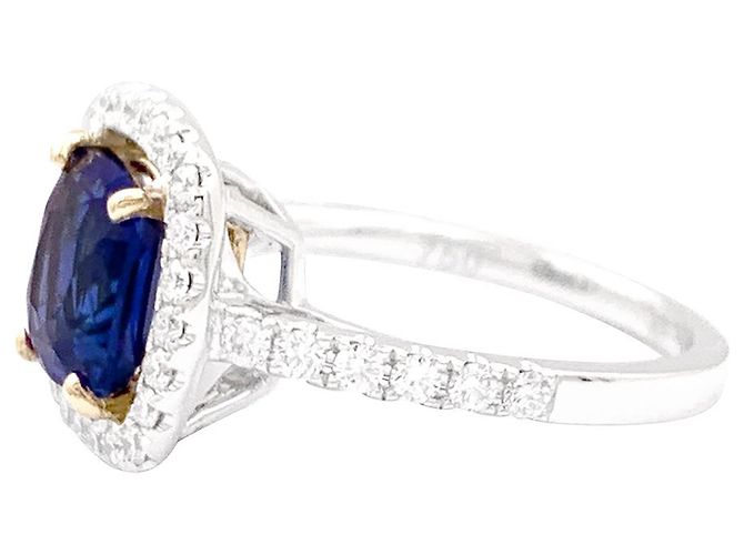 inconnue Saphirring, Diamanten, zwei Goldarten. - Ansicht 5