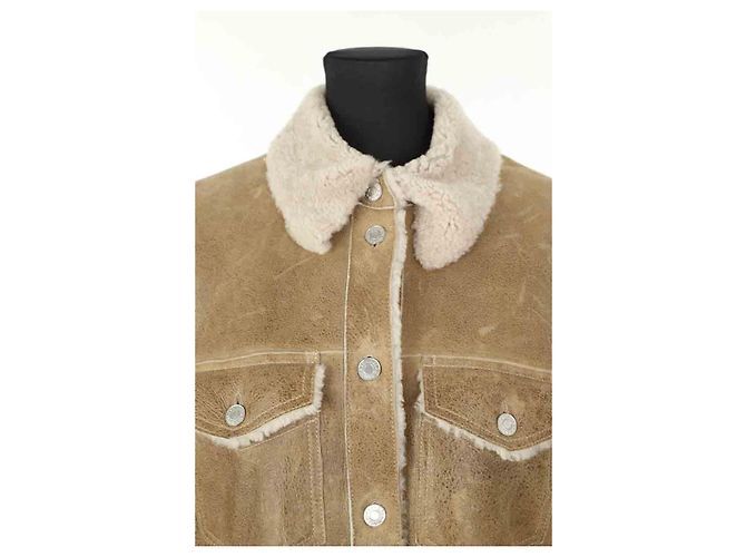 Isabel Marant Etoile Braune Lederjacke - Ansicht 2