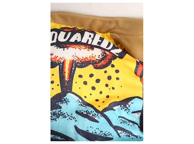 Abrigo de lana marrón Dsquared2 VOLCANO Castaño - vista 6