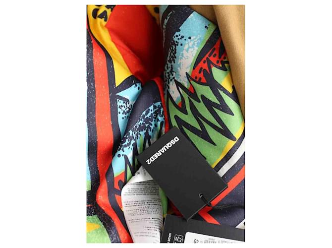 Abrigo de lana marrón Dsquared2 VOLCANO Castaño - vista 7