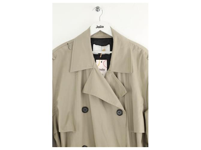 Autre Marque Trench coat de algodón marrón Castaño - vista 2