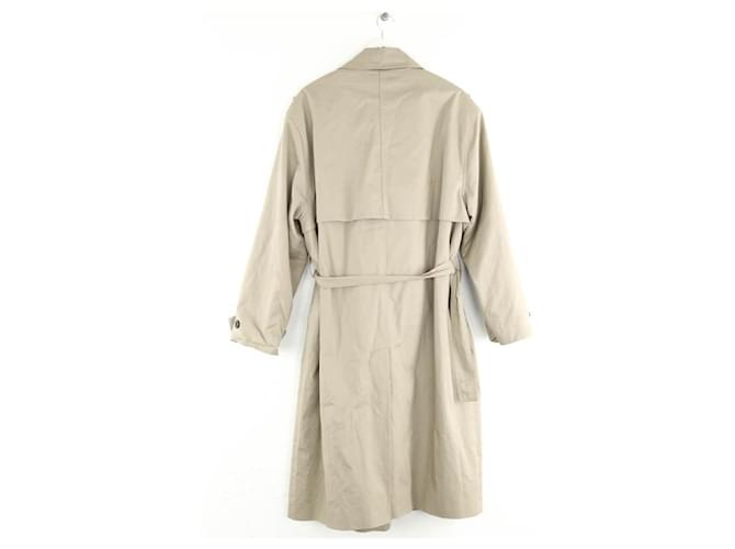 Autre Marque Trench coat de algodón marrón Castaño - vista 3