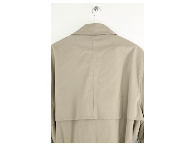 Autre Marque Trench coat de algodón marrón Castaño - vista 4