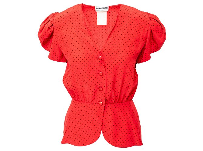 Autre Marque Set a pois vintage Mimmina Rosso - vista 3