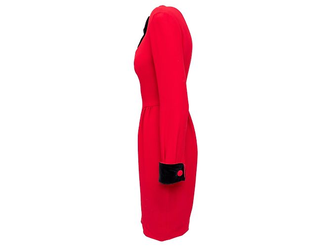 Moschino Couture Midi Kleid Rot - Ansicht 3