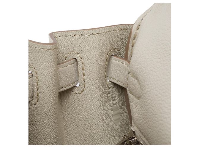 Hermès Sac HERMES Kelly 25 en Cuir Gris - 102532 - vue 7