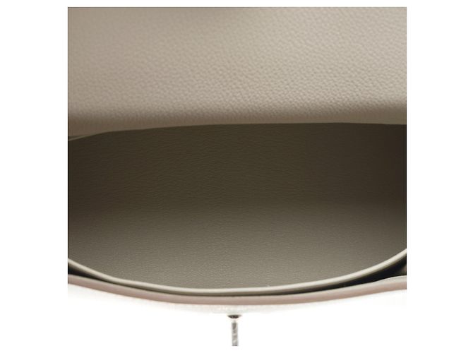Hermès Sac HERMES Kelly 25 en Cuir Gris - 102532 - vue 8
