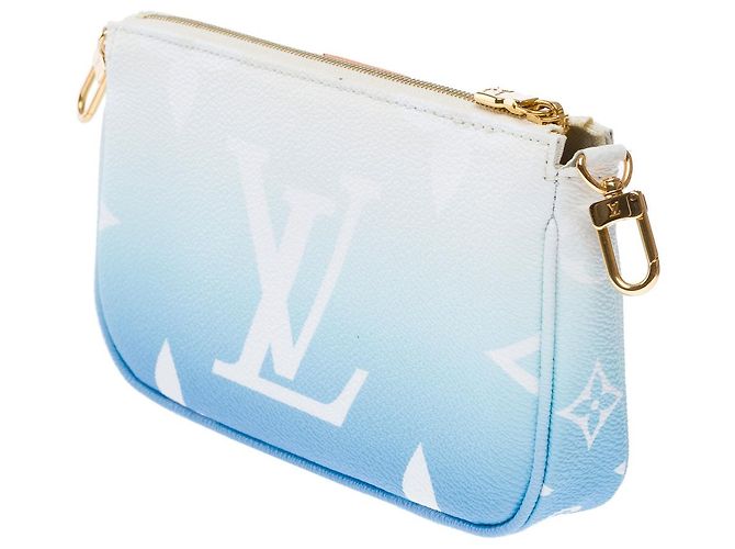 Accessorio LOUIS VUITTON in Tela Blu - 102543 - vista 13