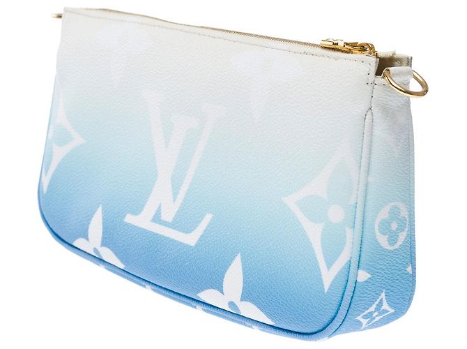 Accessorio LOUIS VUITTON in Tela Blu - 102543 - vista 15