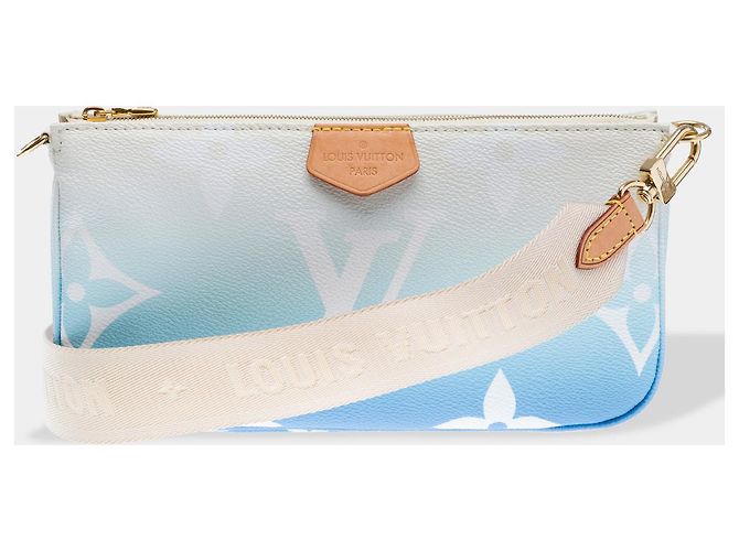 Accessorio LOUIS VUITTON in Tela Blu - 102543 - vista 2