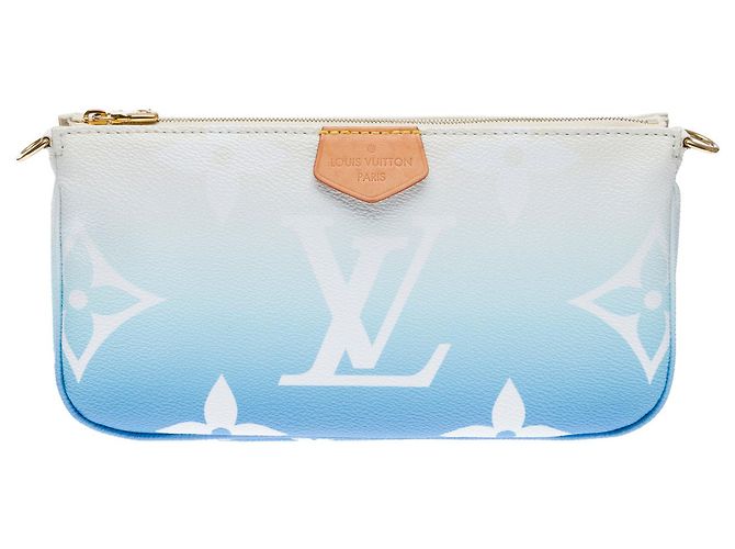 Accessorio LOUIS VUITTON in Tela Blu - 102543 - vista 3