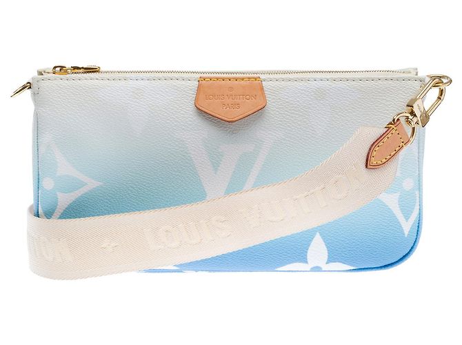 Accessorio LOUIS VUITTON in Tela Blu - 102543 - vista 4