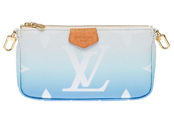 Accessorio LOUIS VUITTON in Tela Blu - 102543 - vista 5