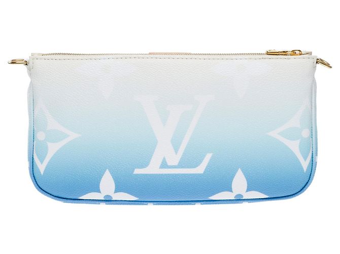 Accessorio LOUIS VUITTON in Tela Blu - 102543 - vista 9