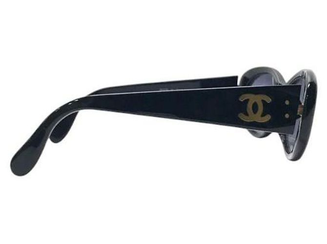 Chanel Coco CC Logo sunglasses 05974 Black Golden - view 4