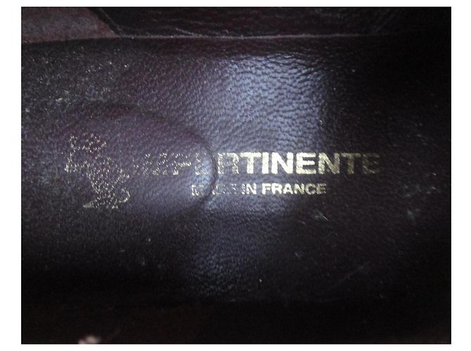 Autre Marque Mocasines Impertinente de charol marrón claro efecto cocodrilo - vista 7