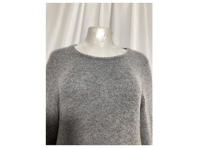 Vestido Mini Fleurine Khaite en Cachemira Gris - vista 10