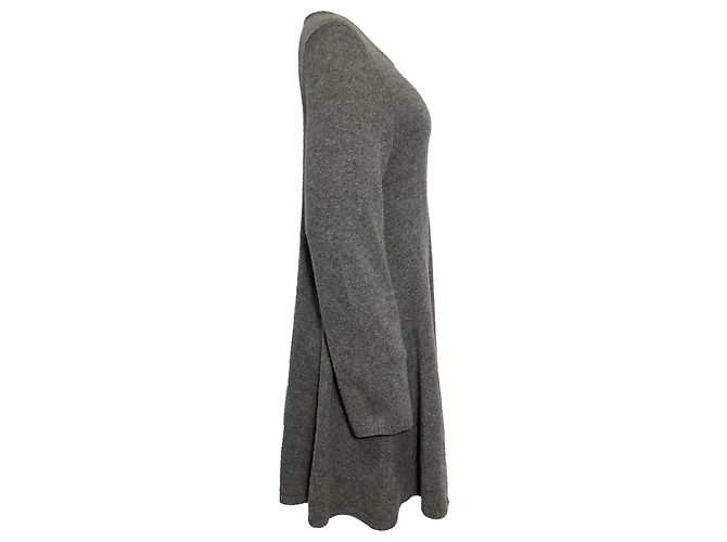 Vestido Mini Fleurine Khaite en Cachemira Gris - vista 2