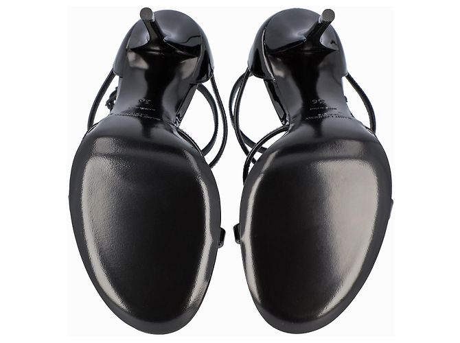 Sandali Cassandra Saint Laurent Neri - vista 6