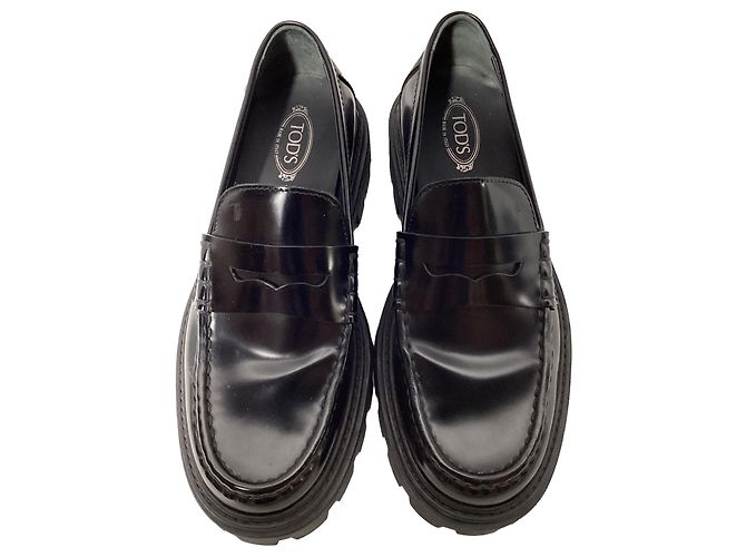 Mocassini Tod's in pelle nera Nero - vista 5