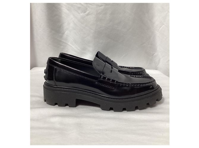 Mocassini Tod's in pelle nera Nero - vista 7