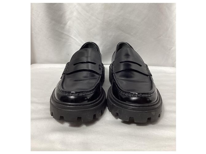 Mocassini Tod's in pelle nera Nero - vista 8