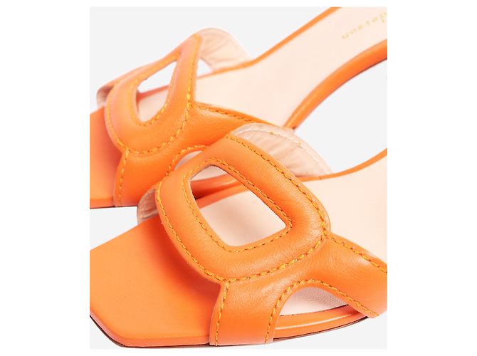 Rupert Sanderson Orange block heels - size EU 38 (UK 5) - view 3