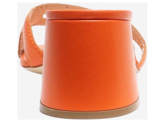 Rupert Sanderson Orange block heels - size EU 38 (UK 5) - view 4