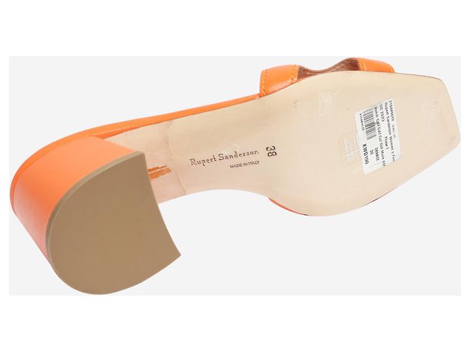 Rupert Sanderson Orange block heels - size EU 38 (UK 5) - view 5